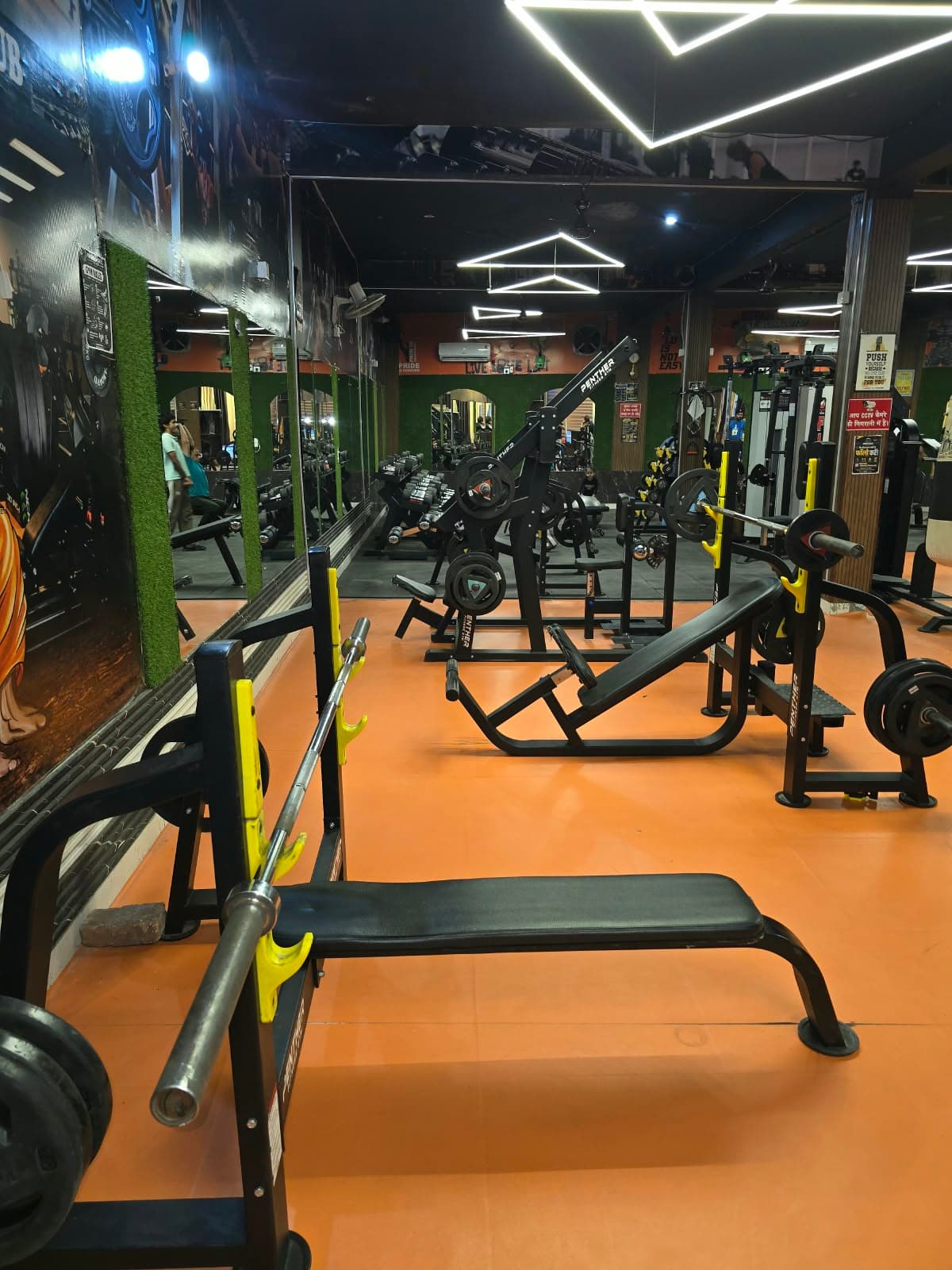The Panther Fitness Club training floor